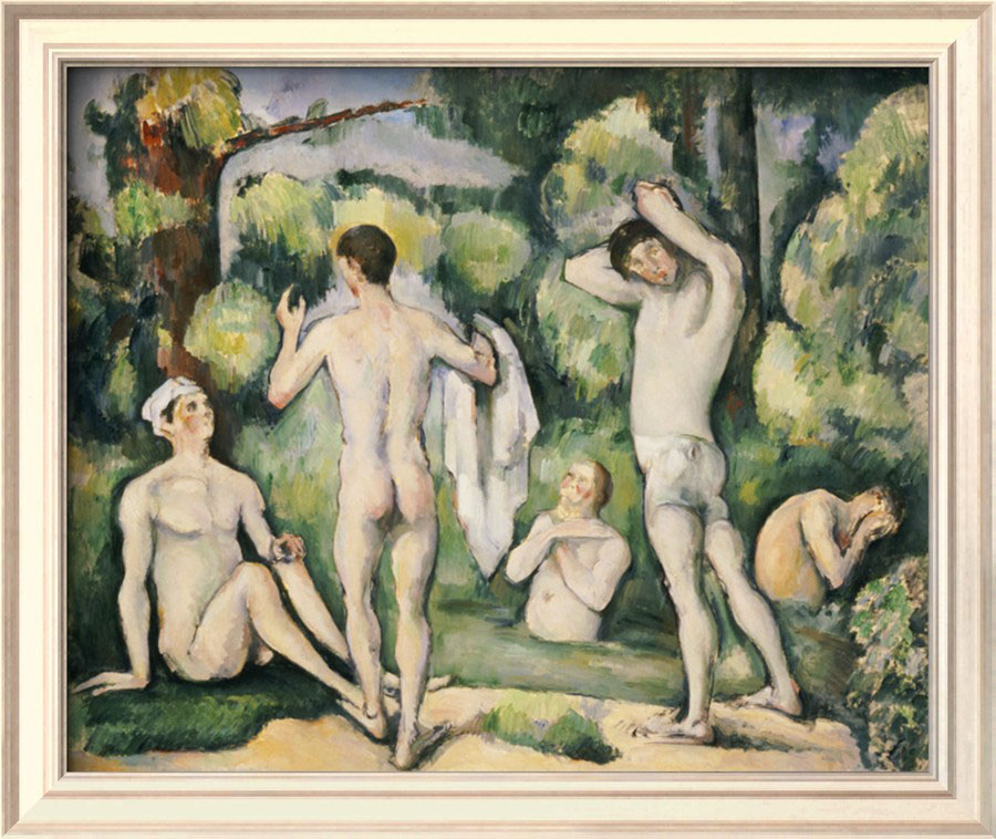 The Five Bathers, C.1880-82 - Paul Cezanne Painting